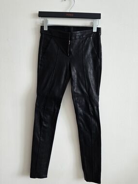 Black Leather Skinny Pants ALC